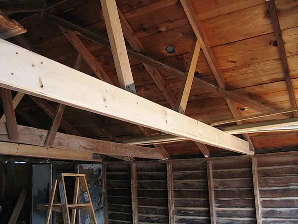 22x28 Garage Hip Roof Only Four 2x6 Joists The Garage
