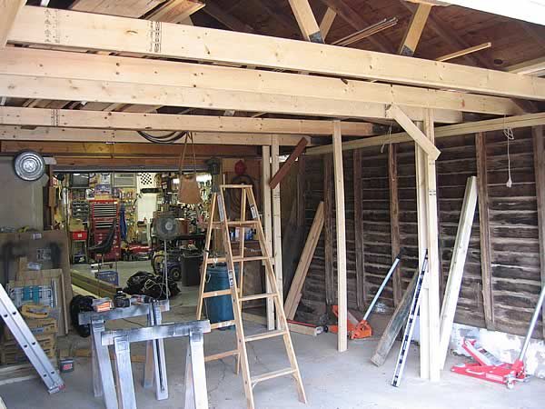 22x28 Garage Hip Roof Only Four 2x6 Joists The Garage