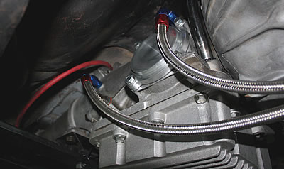 Ford c4 transmission cooler line fittings