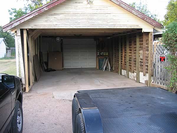 Garage Leaning The Journal, How To Fix Leaning Garage Wall
